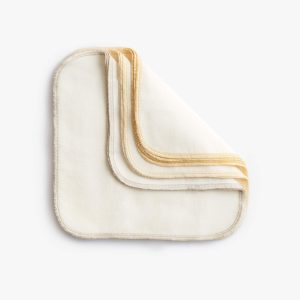 Wasbare Baby- en Reinigingsdoekjes – Yellow – 10 stuks – Imse & Vimse