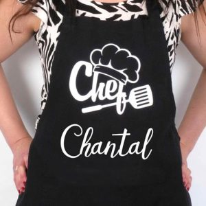Keukenschort met naam bedrukken – Gepersonaliseerd cadeau