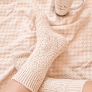 Lange wollen sokken dames