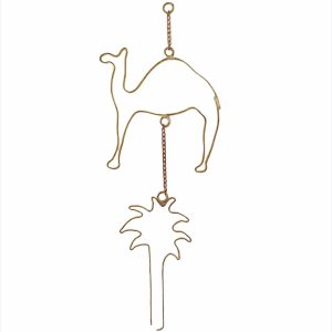 Brass Palm & Camel