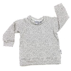 Sweater – Wit zwarte stip