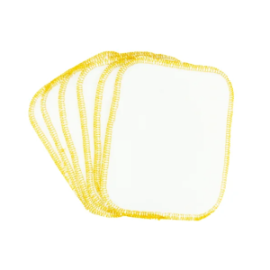 Wasbare Billendoekjes Geel – 6 stuks – Billiesbox