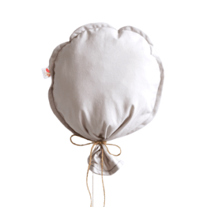Muurdecoratie Stoffen Ballon – zilvergrijs