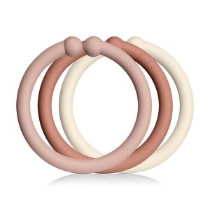 BIBS Loops Blush / Woodchuck / Ivory