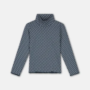 Charlie Petite – June Longsleeve CP Logo – Blauw