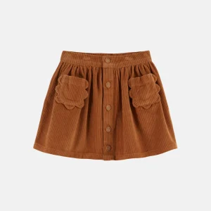 Emile et Ida – Rib Fluwelen Rok – Caramel