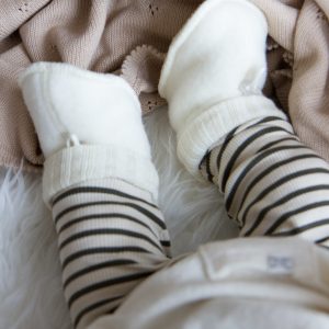 Joha | Wolfleece booties naturel