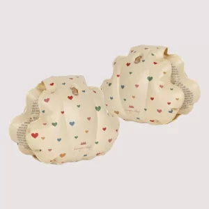 Konges Slojd – Shell Zwembandjes – Multi Hearts