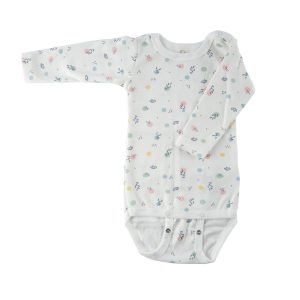 Romper Lange Mouw  – Biologisch Katoen – Birdy dots – Popolini