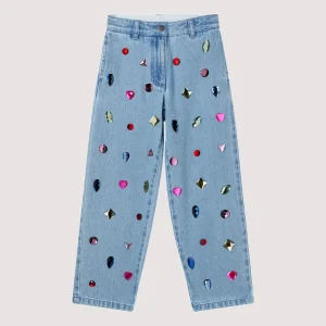 Stella mcCartney Kids – Denim Jeans – Jewels