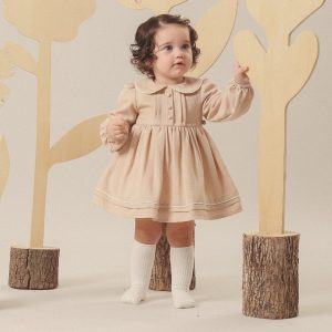 Amélie Linen Dress | Klassieke Linnen Meisjesjurk | The Baby Supply