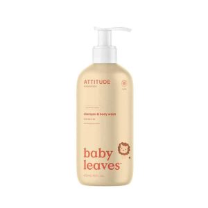 Baby Shampoo & Body Wash – Peer Nectar – 473 ml – Attitude Baby Leaves