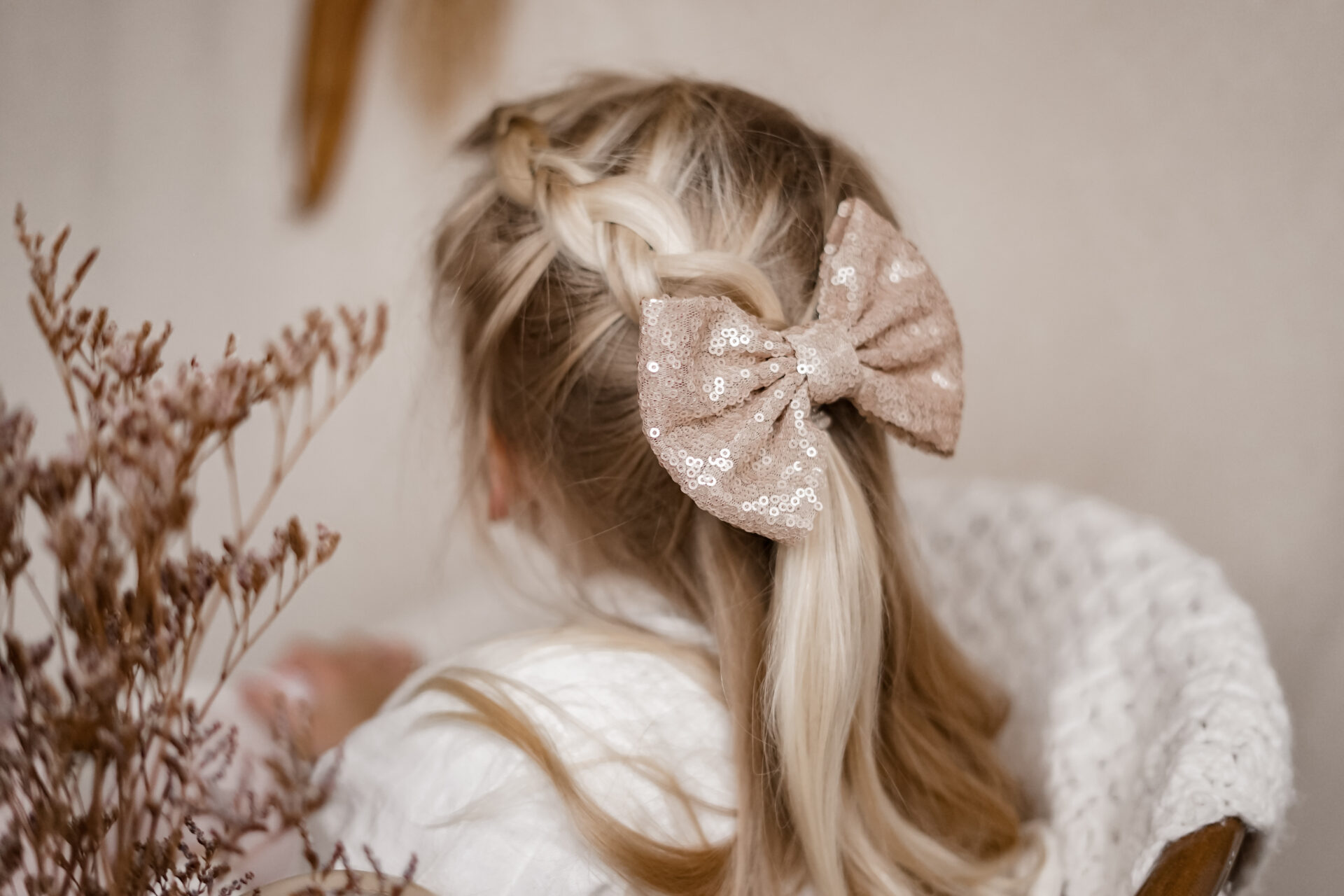 Glitterstrik op knip