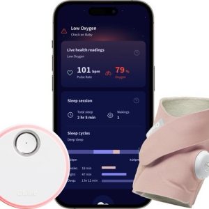 Owlet Dream Sock – Medisch gecertificeerde slimme babyfoon met live hartslag-, zuurstof- en gezondheidsmeldingen –