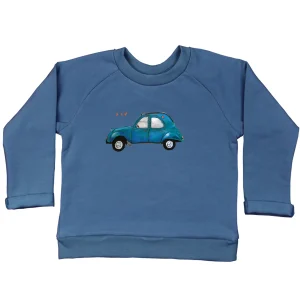 Blauwe sweater 2CV