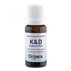 Vitamine K&D druppels voor baby’s – 10 ml (50 dagen) – Orthica