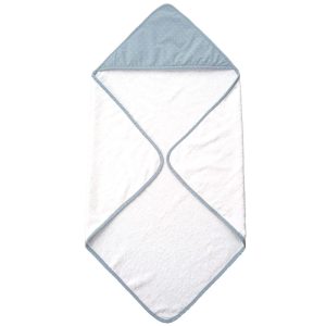 Baby Badcape Biologisch Katoen – Ice Blue Dotty – Summerville Organic